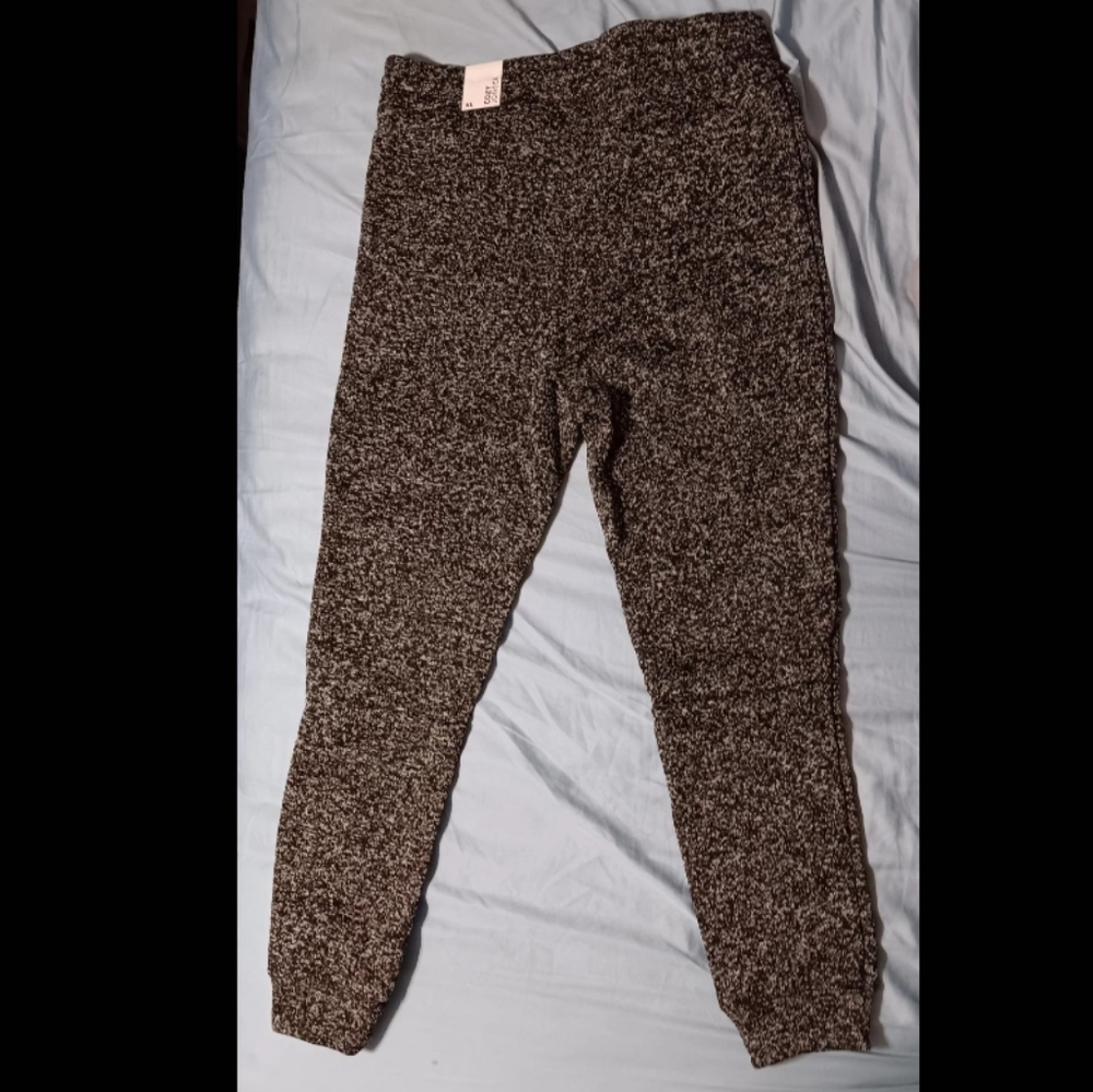 Rue21 Black and White Jogger Pants